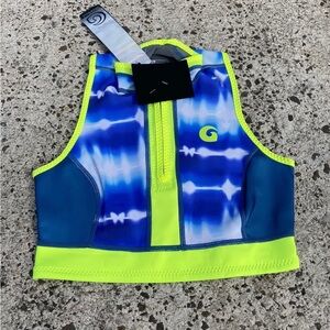 NWT GlideSoul Swimwear Top 0.5 mm Neoprene XS
